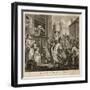 The Enraged Musician-William Hogarth-Framed Giclee Print