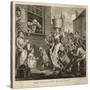 The Enraged Musician-William Hogarth-Stretched Canvas