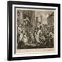 The Enraged Musician-William Hogarth-Framed Giclee Print