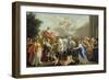 The Entering of Johann Wilhelm, Elector Palatine-Giovanni Antonio Pellegrini-Framed Giclee Print