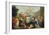 The Entering of Johann Wilhelm, Elector Palatine-Giovanni Antonio Pellegrini-Framed Giclee Print