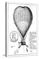 The Enterprizing Lunardi's Grand Air Ballon, 1784-null-Stretched Canvas