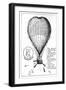 The Enterprizing Lunardi's Grand Air Ballon, 1784-null-Framed Giclee Print