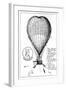 The Enterprizing Lunardi's Grand Air Ballon, 1784-null-Framed Giclee Print