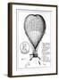 The Enterprizing Lunardi's Grand Air Ballon, 1784-null-Framed Giclee Print