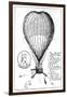 The Enterprizing Lunardi's Grand Air Ballon, 1784-null-Framed Giclee Print