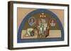 The Enthroned Christ-null-Framed Giclee Print