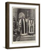 The Enthronement of the New Primate in Canterbury Cathedral-Herbert Johnson-Framed Giclee Print