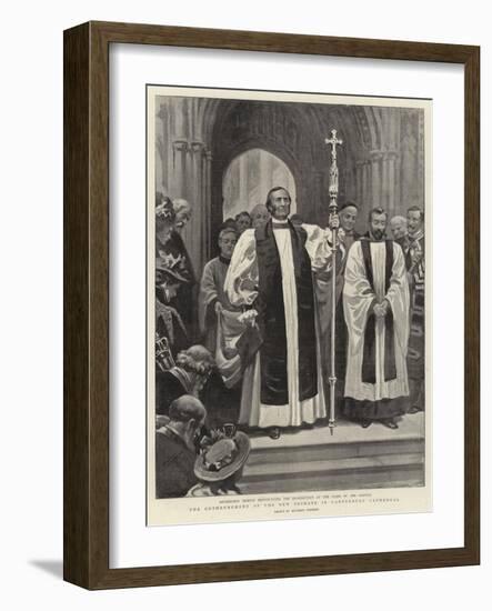 The Enthronement of the New Primate in Canterbury Cathedral-Herbert Johnson-Framed Giclee Print