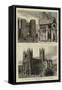 The Enthronisation of the New Primate, Views of the City of Canterbury and the Cathedral-null-Framed Stretched Canvas