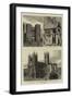 The Enthronisation of the New Primate, Views of the City of Canterbury and the Cathedral-null-Framed Giclee Print