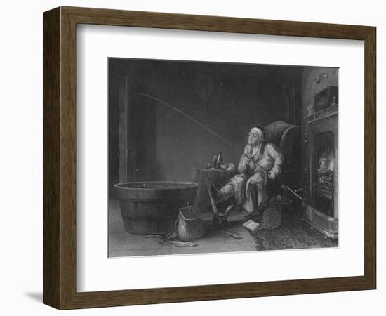 'The Enthusiast (?The Gouty Angler?)', 1850-HG Beckwith-Framed Giclee Print