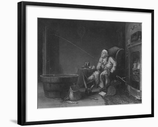 'The Enthusiast (?The Gouty Angler?)', 1850-HG Beckwith-Framed Giclee Print