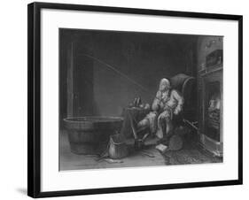 'The Enthusiast (?The Gouty Angler?)', 1850-HG Beckwith-Framed Giclee Print