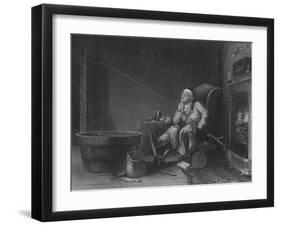 'The Enthusiast (?The Gouty Angler?)', 1850-HG Beckwith-Framed Giclee Print