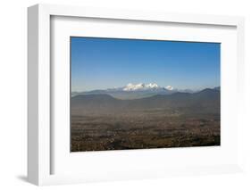 The Entire Kathmandu Valley and City with a Backdrop of the Himalayas, Nepal, Asia-Alex Treadway-Framed Photographic Print