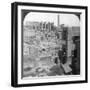 The Entire Length of the Gigantic Temple of Karnak, Thebes, Egypt, 1905-Underwood & Underwood-Framed Photographic Print