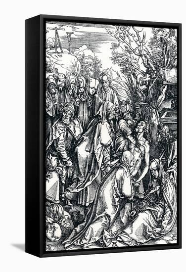 The Entombment, 1498-Albrecht Dürer-Framed Stretched Canvas