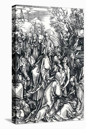 The Entombment, 1498-Albrecht Dürer-Stretched Canvas