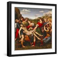 The Entombment, 1507-Raphael-Framed Giclee Print