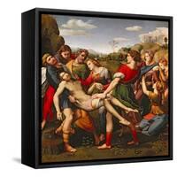 The Entombment, 1507-Raphael-Framed Stretched Canvas