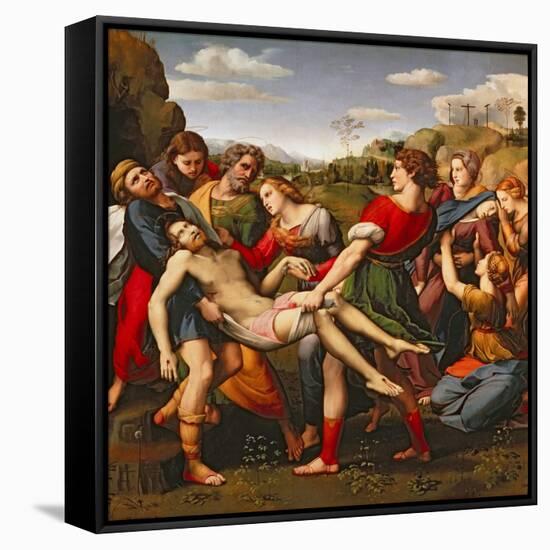 The Entombment, 1507-Raphael-Framed Stretched Canvas