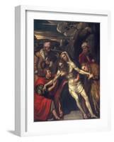 The Entombment, 1554-Alessandro Bonvicino Moretto-Framed Giclee Print