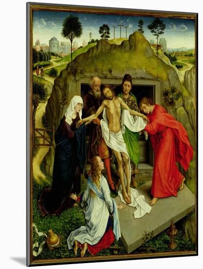 The Entombment, c.1450-Rogier van der Weyden-Mounted Giclee Print