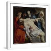 The Entombment, c.1612-Peter Paul Rubens-Framed Giclee Print