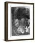 The Entombment, C.1654 (Etching)-Rembrandt van Rijn-Framed Giclee Print