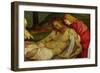 The Entombment from the Isenheim Altarpiece, circa 1512-16-Matthias Grünewald-Framed Giclee Print