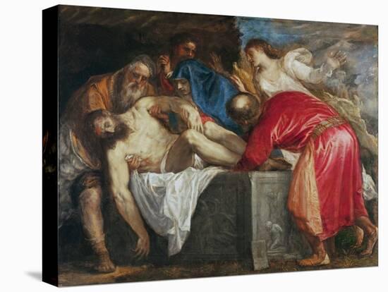 The Entombment of Christ, 1559-Titian (Tiziano Vecelli)-Stretched Canvas