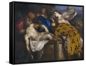 The Entombment of Christ, 1572-Titian (Tiziano Vecelli)-Framed Stretched Canvas