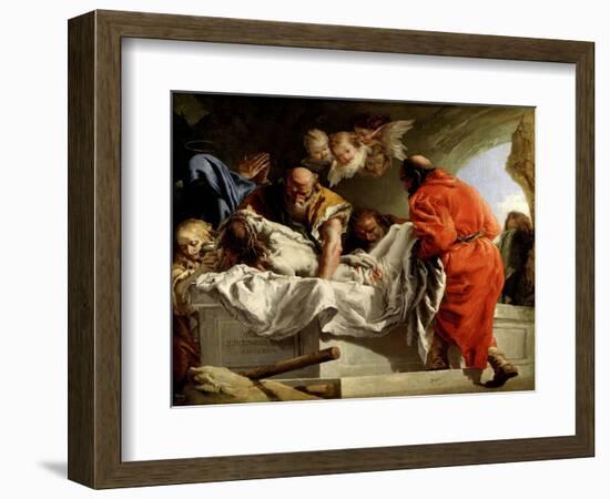 The Entombment of Christ, 1772-Giovanni Domenico Tiepolo-Framed Giclee Print