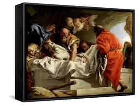 The Entombment of Christ, 1772-Giovanni Domenico Tiepolo-Framed Stretched Canvas