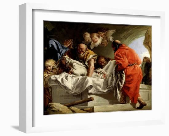 The Entombment of Christ, 1772-Giovanni Domenico Tiepolo-Framed Giclee Print