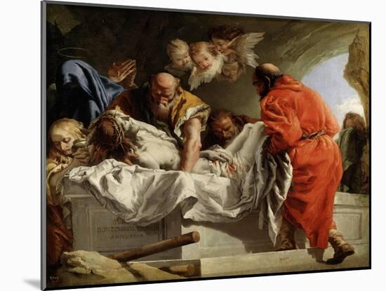 The Entombment of Christ, 1772-Giandomenico Tiepolo-Mounted Giclee Print