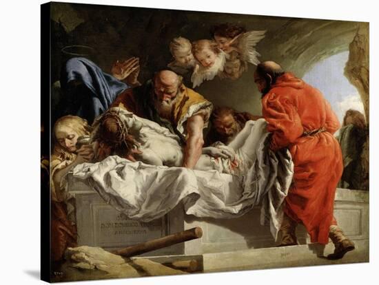 The Entombment of Christ, 1772-Giandomenico Tiepolo-Stretched Canvas