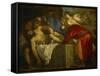 The Entombment of Christ, circa 1566-Titian (Tiziano Vecelli)-Framed Stretched Canvas