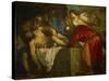 The Entombment of Christ, circa 1566-Titian (Tiziano Vecelli)-Stretched Canvas