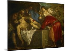 The Entombment of Christ, circa 1566-Titian (Tiziano Vecelli)-Mounted Giclee Print