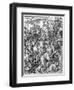 The Entombment of Christ, from 'The Great Passion' Series, 1497-1500-Albrecht Dürer-Framed Giclee Print