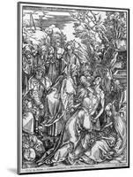 The Entombment of Christ, from 'The Great Passion' Series, 1497-1500-Albrecht Dürer-Mounted Giclee Print