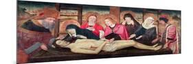 The Entombment of Christ (Oil on Panel)-Jaume Huguet-Mounted Premium Giclee Print