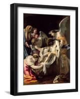 The Entombment of Christ-Simon Vouet-Framed Giclee Print