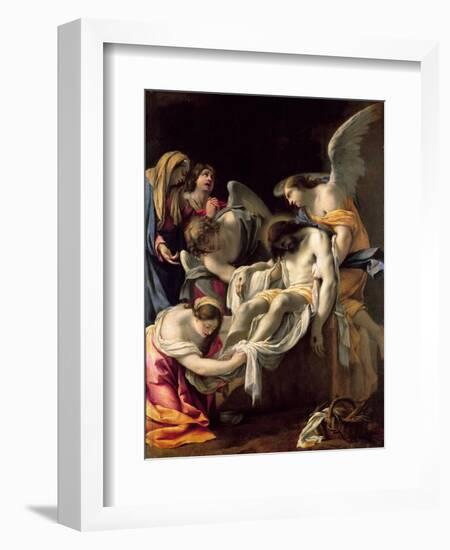 The Entombment of Christ-Simon Vouet-Framed Giclee Print