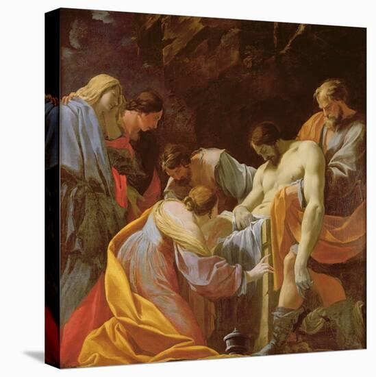 The Entombment of Christ-Simon Vouet-Stretched Canvas