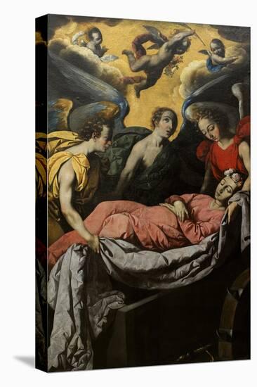 The Entombment of St. Catharine of Alexandria on Mount Sinai-Francisco de Zurbaran-Stretched Canvas