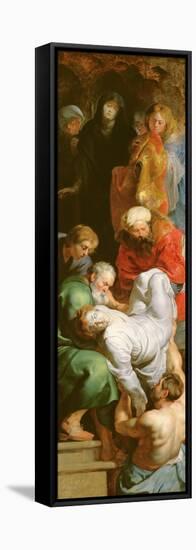 The Entombment of St. Stephen, from the Triptych of St. Stephen-Peter Paul Rubens-Framed Stretched Canvas