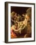 The Entombment (Oil on Panel)-Simon Vouet-Framed Giclee Print